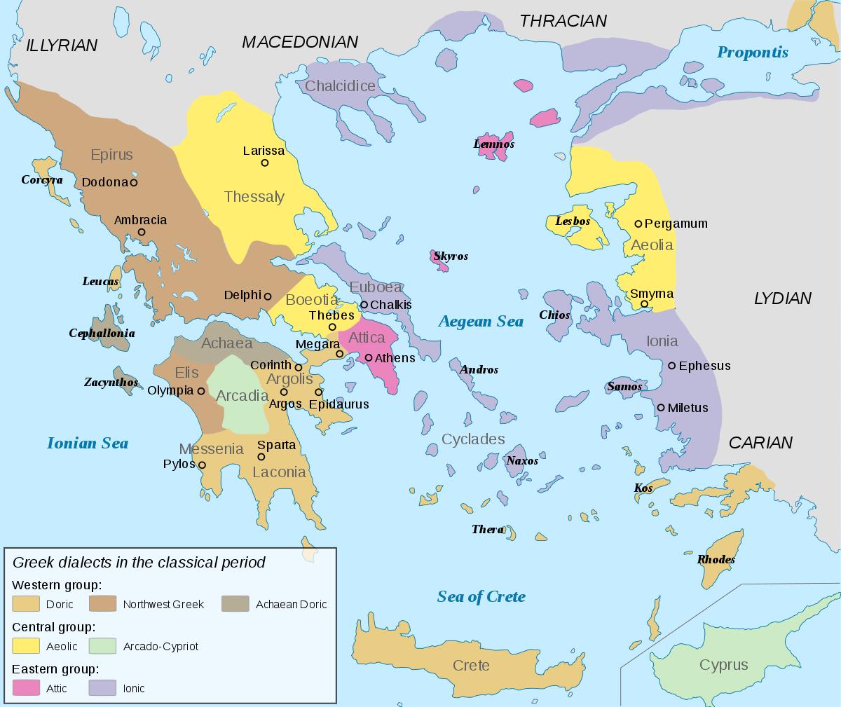 古代ギリシャ地図ionia Ionia古代ギリシャの地図 南欧諸国 ヨーロッパ