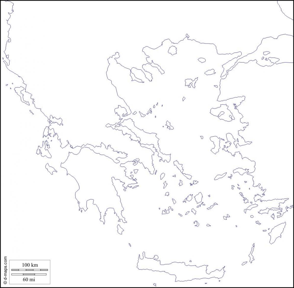 白地図のギリシャはギリシャの白地図 南欧諸国 ヨーロッパ