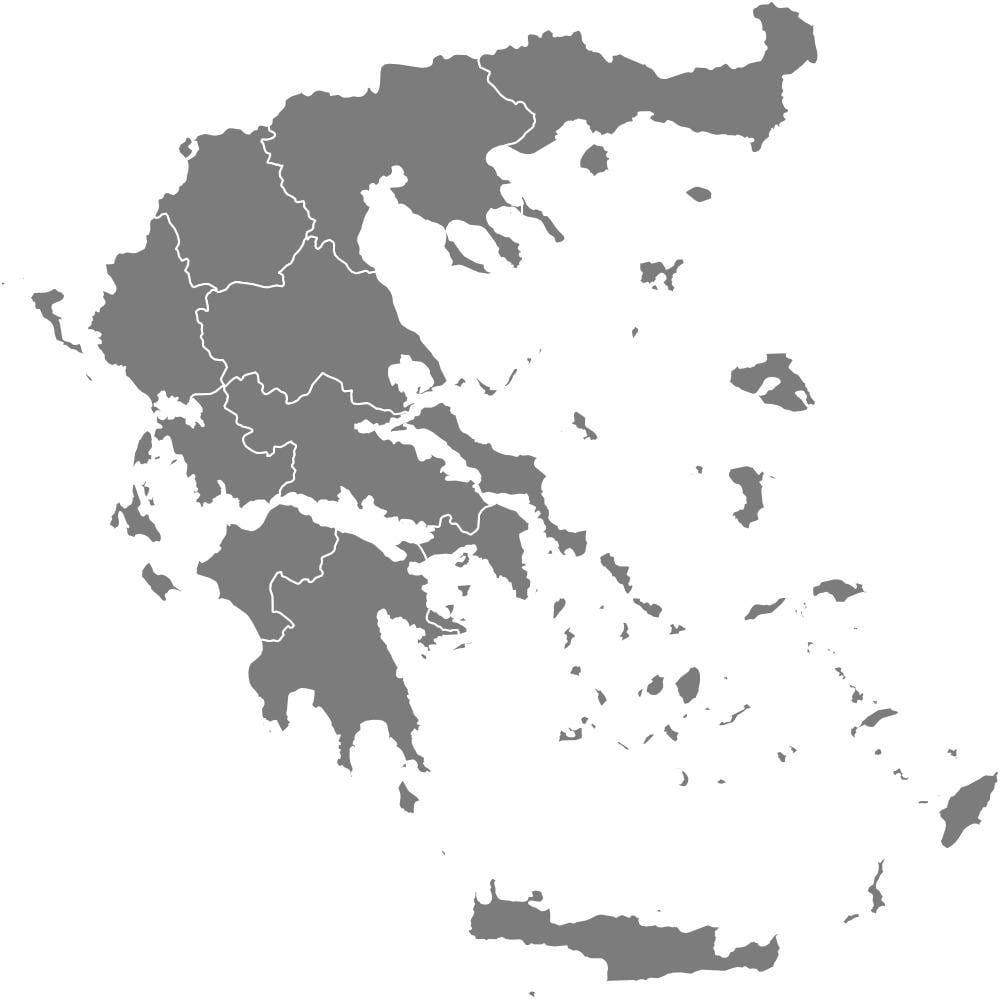 地図のギリシャのベクトル
