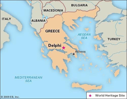 地図のギリシャのデ