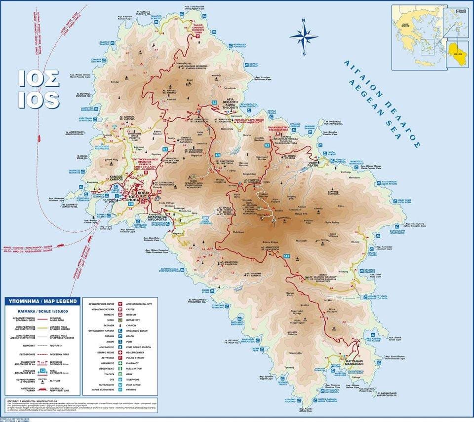 地図のiosギリシャ