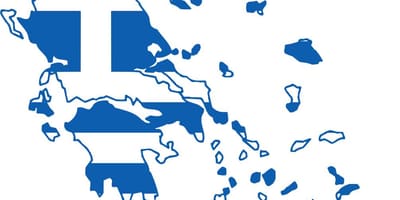 ギリシャのフラグの地図