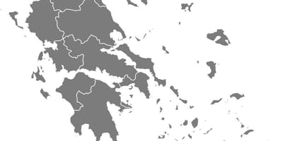 地図のギリシャのベクトル