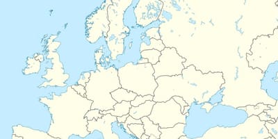 ギリシャヨーロッパの地図