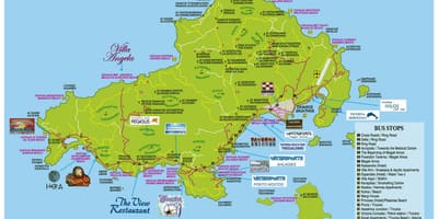スキアトス島ギリシャの地図