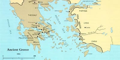古代ギリシア世界地図
